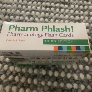Pharm phlash pharmacology flash cards.  Like new